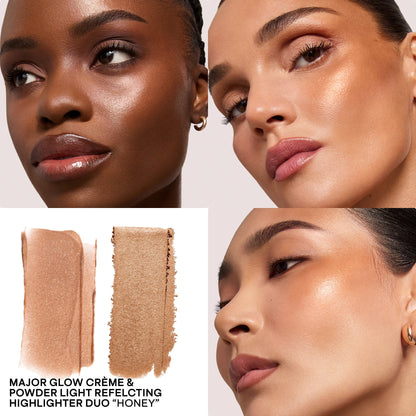 Major Glow Crème & Powder Light Reflecting Translucent Highlighter Duo